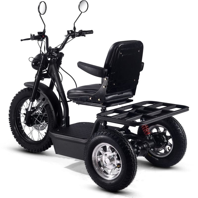 MotoTec Electric Trike 60v 1800w Black Electric Trikes / Mobility MotoTec