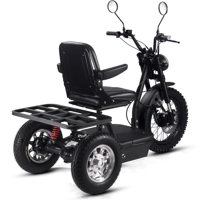 MotoTec Electric Trike 60v 1800w Black Electric Trikes / Mobility MotoTec