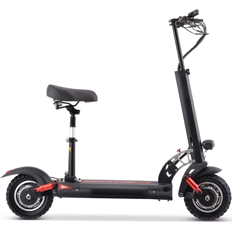 MotoTec Thor 60v 2400w Lithium Electric Scooter Black Electric Scooters MotoTec