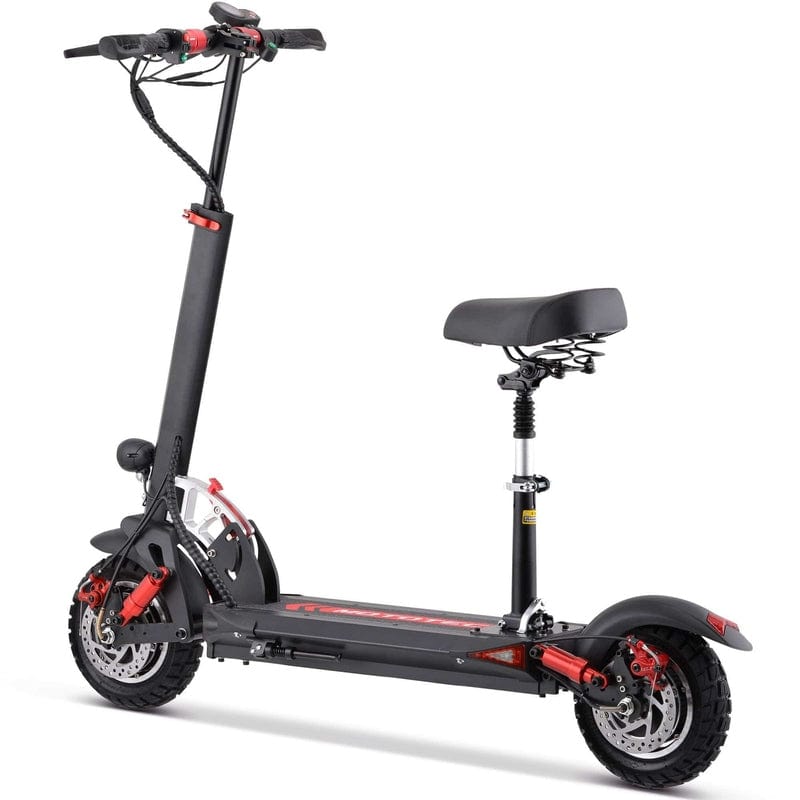 MotoTec Thor 60v 2400w Lithium Electric Scooter Black Electric Scooters MotoTec