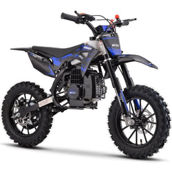 MotoTec Thunder 50cc 2-Stroke Kids Gas Dirt Bike Gas Dirt Bikes MotoTec Blue