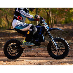 MotoTec Thunder 50cc 2-Stroke Kids Gas Dirt Bike Gas Dirt Bikes MotoTec