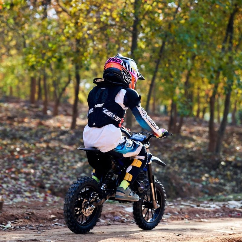 MotoTec Thunder 50cc 2-Stroke Kids Gas Dirt Bike Gas Dirt Bikes MotoTec