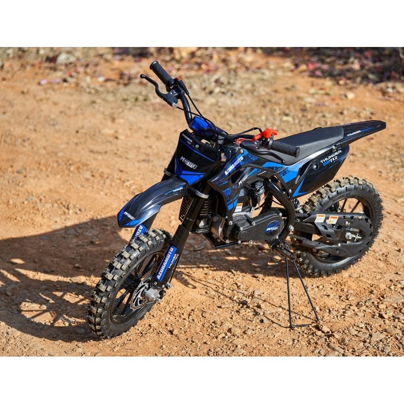 MotoTec Thunder 50cc 2-Stroke Kids Gas Dirt Bike Gas Dirt Bikes MotoTec