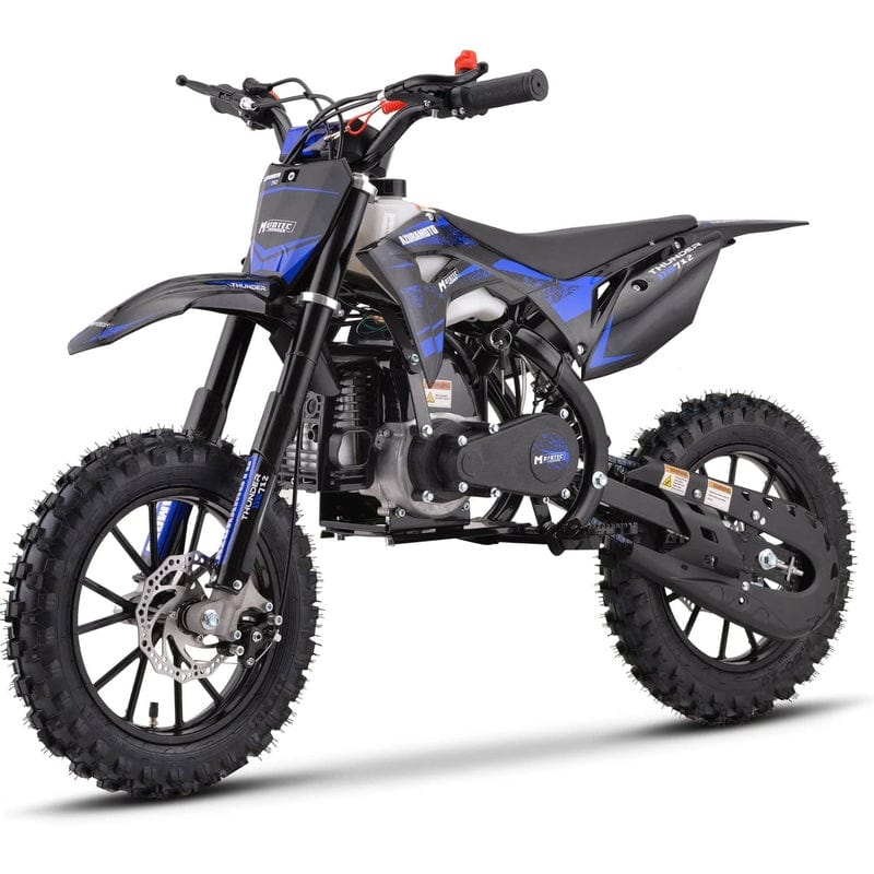 MotoTec Thunder 50cc 2-Stroke Kids Gas Dirt Bike Gas Dirt Bikes MotoTec