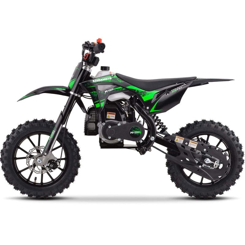 MotoTec Thunder 50cc 2-Stroke Kids Gas Dirt Bike Gas Dirt Bikes MotoTec