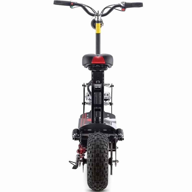 MotoTec Vulcan 48v 1600w Electric Scooter Black Electric Scooters MotoTec
