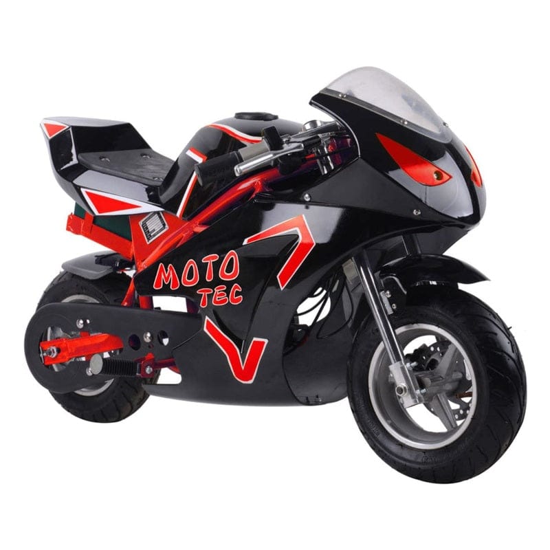 MotoTec 36v 500w Electric Pocket Bike GT Electric Pocket Bikes MotoTec Red