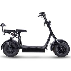 MotoTec Knockout 60v 1000w Electric Scooter Black Electric Scooters MotoTec