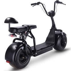 MotoTec Knockout 60v 1000w Electric Scooter Black Electric Scooters MotoTec