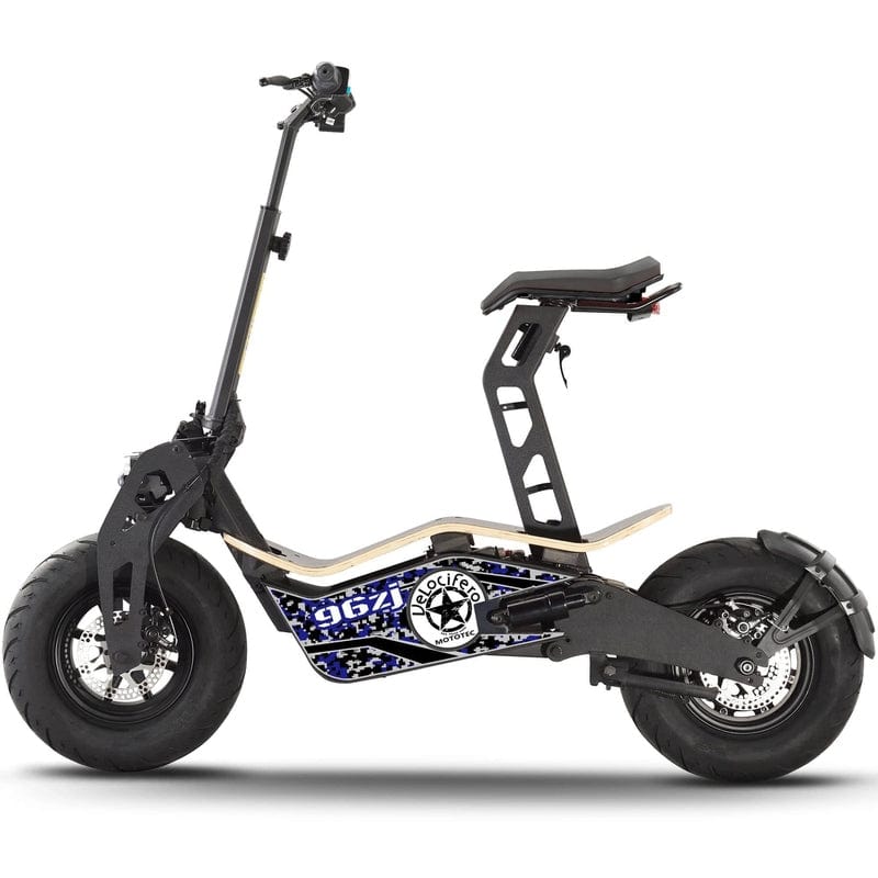 MotoTec Mad 1600w 48v Electric Scooter Electric Scooters MotoTec