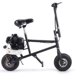 MotoTec 49cc Gas Mini Bike Black Gas Mini Bikes MotoTec