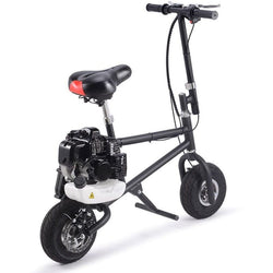 MotoTec 49cc Gas Mini Bike Black Gas Mini Bikes MotoTec