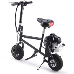 MotoTec 49cc Gas Mini Bike Black Gas Mini Bikes MotoTec