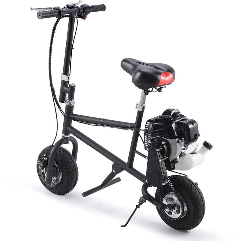 MotoTec 49cc Gas Mini Bike Black Gas Mini Bikes MotoTec