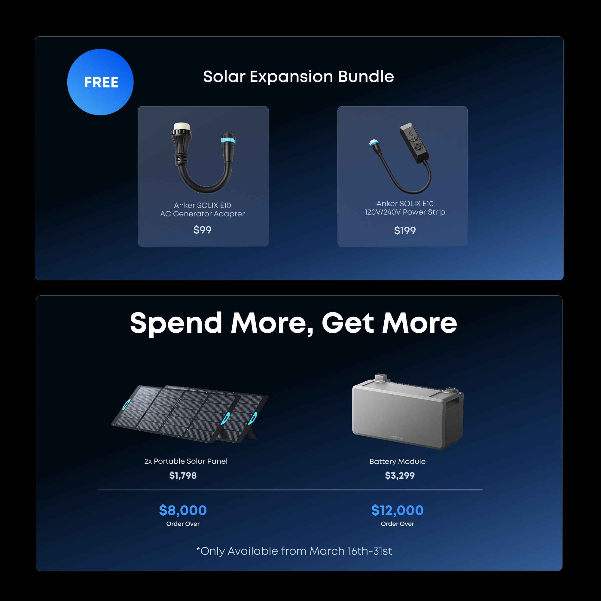 Anker SOLIX E10 | Expandable Whole-Home Backup System | Automatic Kit