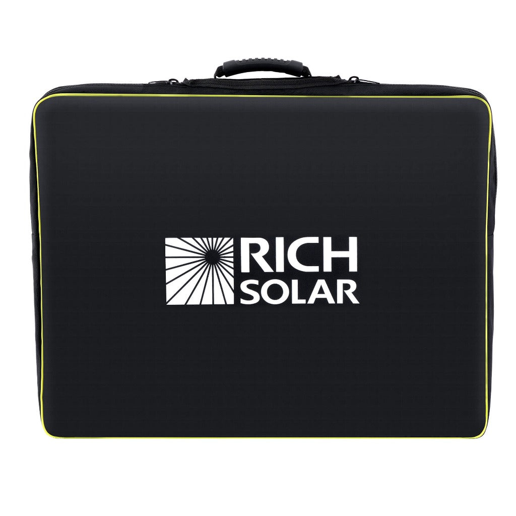 RICH SOLAR MEGA 100 - 100W 12V Portable Briefcase Solar Charging Kit, High Efficiency