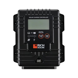 RICH SOLAR MEGA 200 Portable Briefcase Charging Kit | 200 Watt Portable Solar Panel | Premium 12V Portable Solar Panel for Generators, Vans, Campers | High Efficiency Portable Solar Panels RICH SOLAR