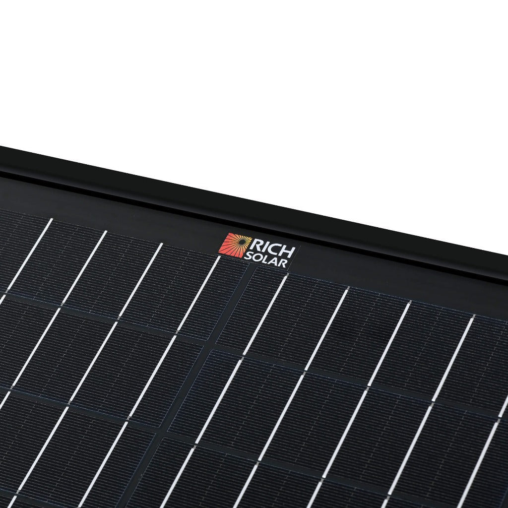 RICH SOLAR MEGA 200 - 200W 12V Portable Briefcase Solar Panel, High Efficiency, Ideal for Generators & Campers Solar Panels Rich Solar