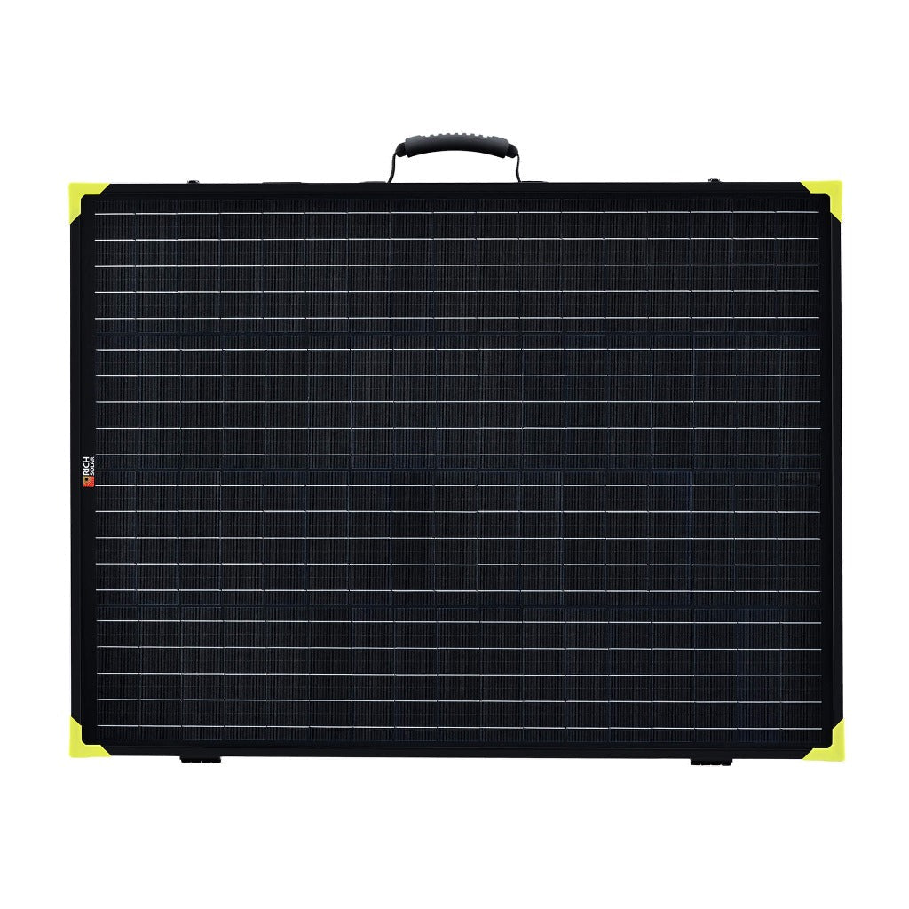 RICH SOLAR MEGA 200 - 200W 12V Portable Briefcase Solar Panel, High Efficiency, Ideal for Generators & Campers Solar Panels Rich Solar