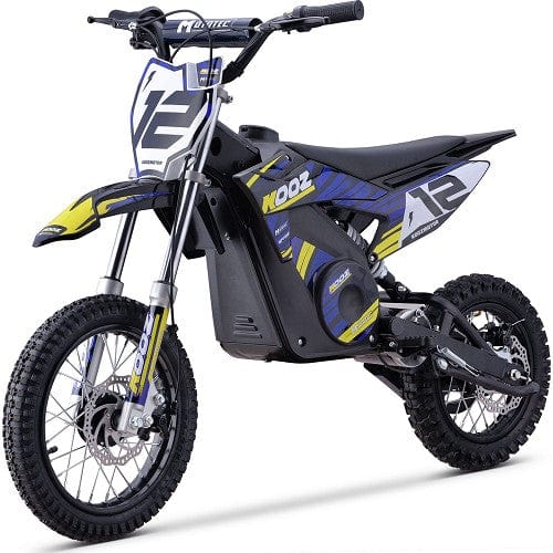 MotoTec 36v 1000w (HP112E) Electric Dirt Bike Electric Dirt Bikes MotoTec Blue