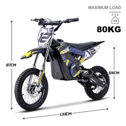 MotoTec 36v 1000w (HP112E) Electric Dirt Bike Electric Dirt Bikes MotoTec