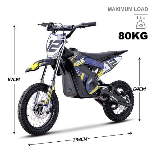 MotoTec 36v 1000w (HP112E) Electric Dirt Bike Electric Dirt Bikes MotoTec