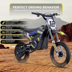 MotoTec 36v 1000w (HP112E) Electric Dirt Bike Electric Dirt Bikes MotoTec