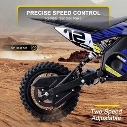 MotoTec 36v 1000w (HP112E) Electric Dirt Bike Electric Dirt Bikes MotoTec