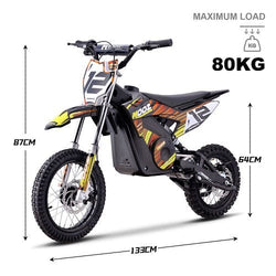 MotoTec 36v 1000w (HP112E) Electric Dirt Bike Electric Dirt Bikes MotoTec