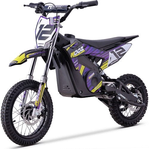 MotoTec 36v 1000w (HP112E) Electric Dirt Bike Electric Dirt Bikes MotoTec Purple