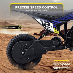 MotoTec 36v 300w (HP122E) Electric Dirt Bike Electric Dirt Bikes MotoTec