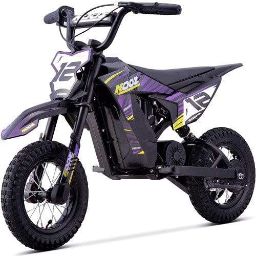 MotoTec 36v 300w (HP122E) Electric Dirt Bike Electric Dirt Bikes MotoTec Purple