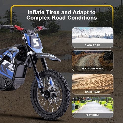 MotoTec 60v 2000w Pro Electric Dirt Bike Lithium (HP115E) Electric Dirt Bikes MotoTec