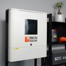 RICH SOLAR NOVA 6500S | 6500 Watt (6.5kW) 48 Volt Off-Grid Hybrid Solar Inverter | Premium 6500W 48V Hybrid Inverter for Campers, Cabins, Tiny Homes, ADUs, RVs, Off-Grid | Huge LCD Touchscreen with Ambient Lights | UL Certified Hybrid Inverters RICH SOLAR