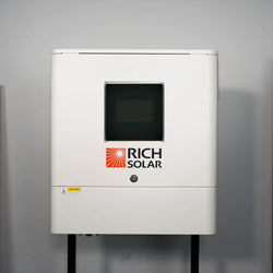RICH SOLAR NOVA 6500S | 6500 Watt (6.5kW) 48 Volt Off-Grid Hybrid Solar Inverter | Premium 6500W 48V Hybrid Inverter for Campers, Cabins, Tiny Homes, ADUs, RVs, Off-Grid | Huge LCD Touchscreen with Ambient Lights | UL Certified Hybrid Inverters RICH SOLAR