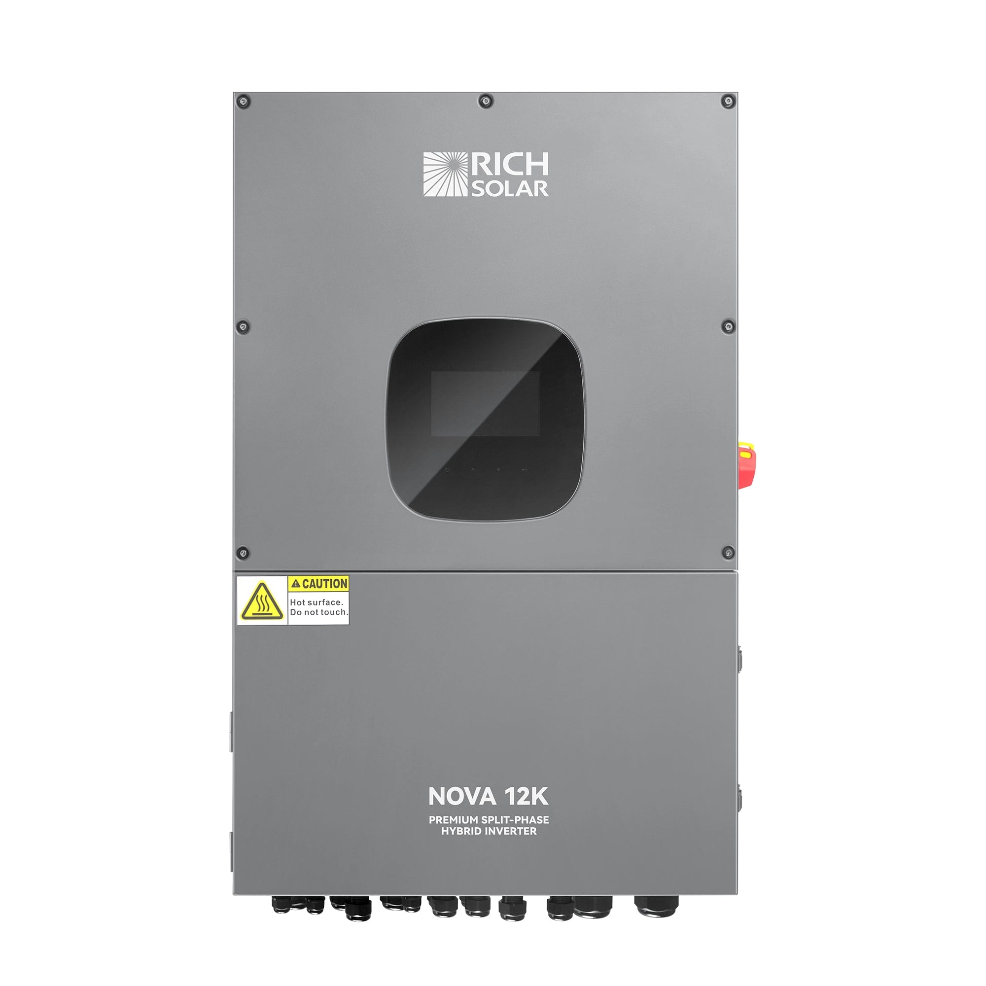 RICH SOLAR NOVA 12K | 12000 Watt 48V Split Phase Hybrid Inverter | 12000W PV Input, 10000W Continuous Output 120/240V | Premium 12000W 48V Hybrid Inverter for Cabins, ADUs, Tiny Homes, Residential, Agriculture, Off-Grid, On-Grid | UL Certified Hybrid Inverters RICH SOLAR