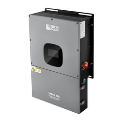 RICH SOLAR NOVA 12K | 12000 Watt 48V Split Phase Hybrid Inverter | 12000W PV Input, 10000W Continuous Output 120/240V | Premium 12000W 48V Hybrid Inverter for Cabins, ADUs, Tiny Homes, Residential, Agriculture, Off-Grid, On-Grid | UL Certified Hybrid Inverters RICH SOLAR