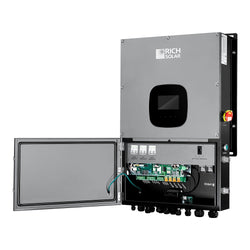 RICH SOLAR NOVA 12K | 12000 Watt 48V Split Phase Hybrid Inverter | 12000W PV Input, 10000W Continuous Output 120/240V | Premium 12000W 48V Hybrid Inverter for Cabins, ADUs, Tiny Homes, Residential, Agriculture, Off-Grid, On-Grid | UL Certified Hybrid Inverters RICH SOLAR
