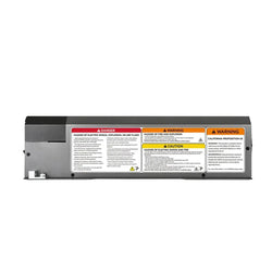 Electrical component with safety warnings