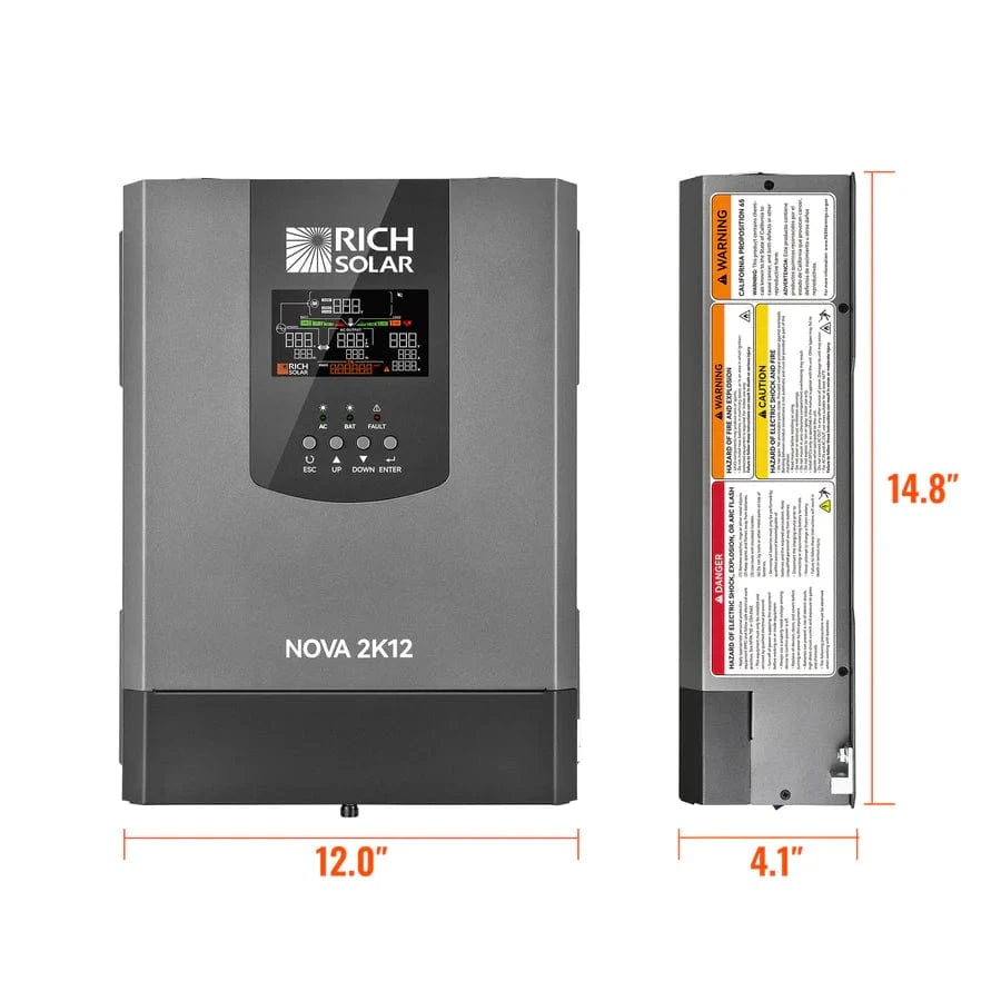 NOVA 2K12 Solar Inverter - Dimensions