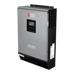 NOVA MAX 3K | 3000 Watt (3kW) 24 Volt Off-Grid Hybrid Solar Inverter | Powerful 3000W 24V Hybrid Inverter for RVs, Trailers, Campers, Vans, Trucks, Overlanders, Boats | #1 Ranked 24V Hybrid Inverter (BACKORDER - ETA: AUGUST) Hybrid Inverters RICH SOLAR