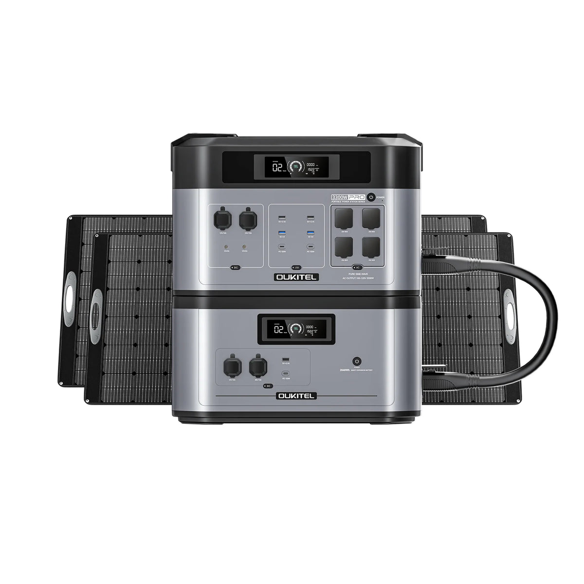 OUKITEL BP2000 PRO Portable Power Station 3300W