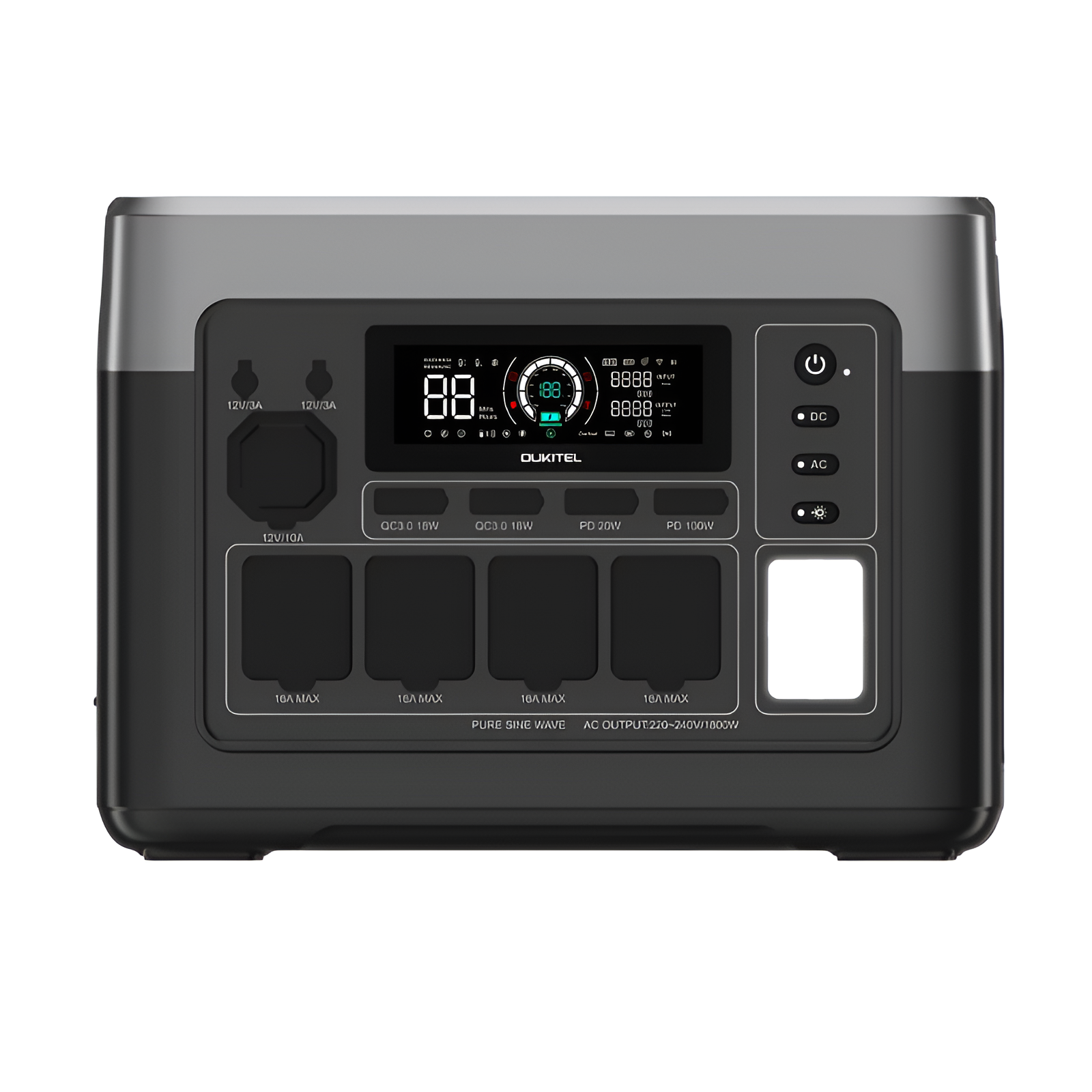 OUKITEL P1500 Plus Portable Power Station 1800W | 1536Wh