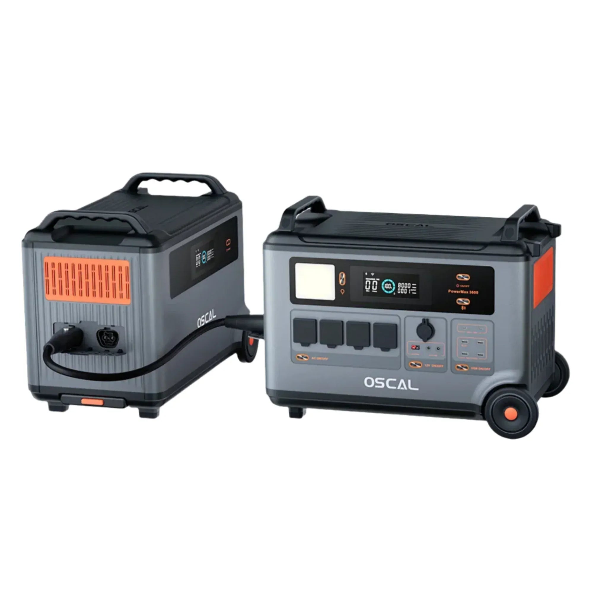 Oscal PowerMax 3600 | 3000W Portable Power Station with 3600Wh Capacity Solar Generators Oscal With BP3600 Expandable Battery