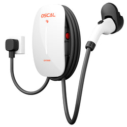 Oscal EV11000 | Level 2 EV Charger, 11kW 240V Electric Vehicle Charging Station, Adjustable 8A-48A, High-Speed Home Charging