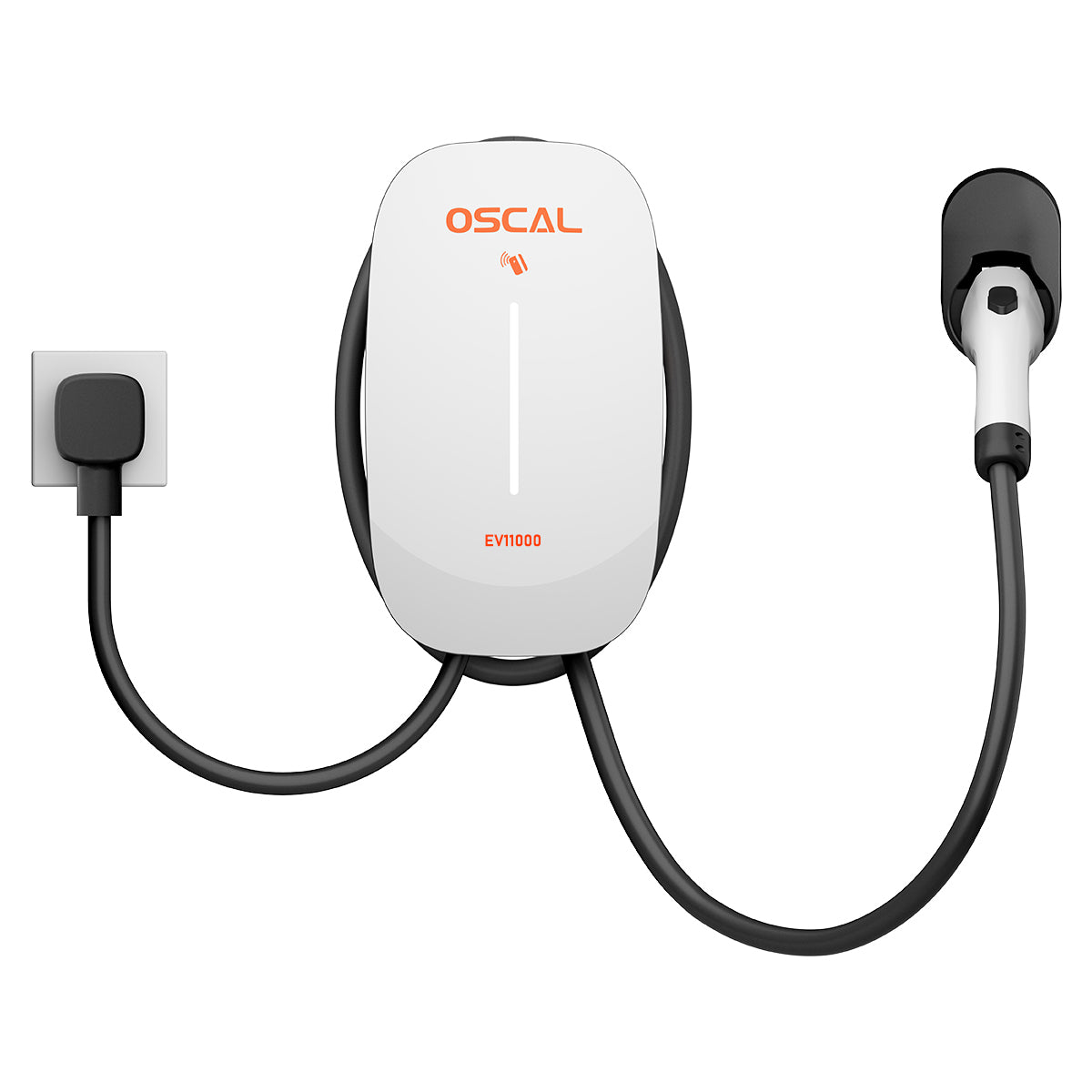 Oscal EV11000 | Level 2 EV Charger, 11kW 240V Electric Vehicle Charging Station, Adjustable 8A-48A, High-Speed Home Charging