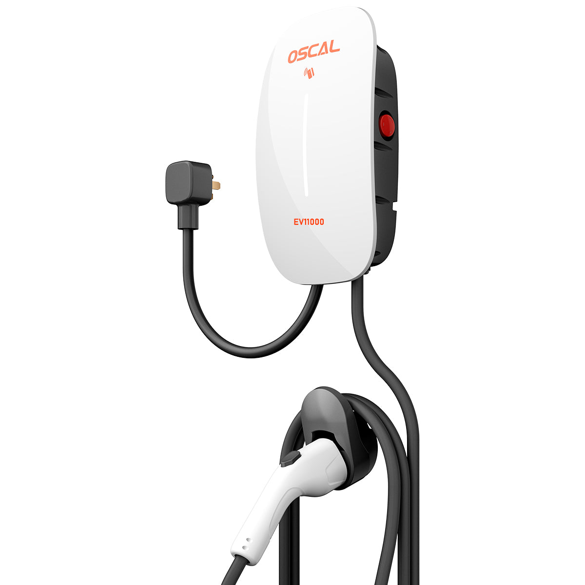 Oscal EV11000 | Level 2 EV Charger, 11kW 240V Electric Vehicle Charging Station, Adjustable 8A-48A, High-Speed Home Charging