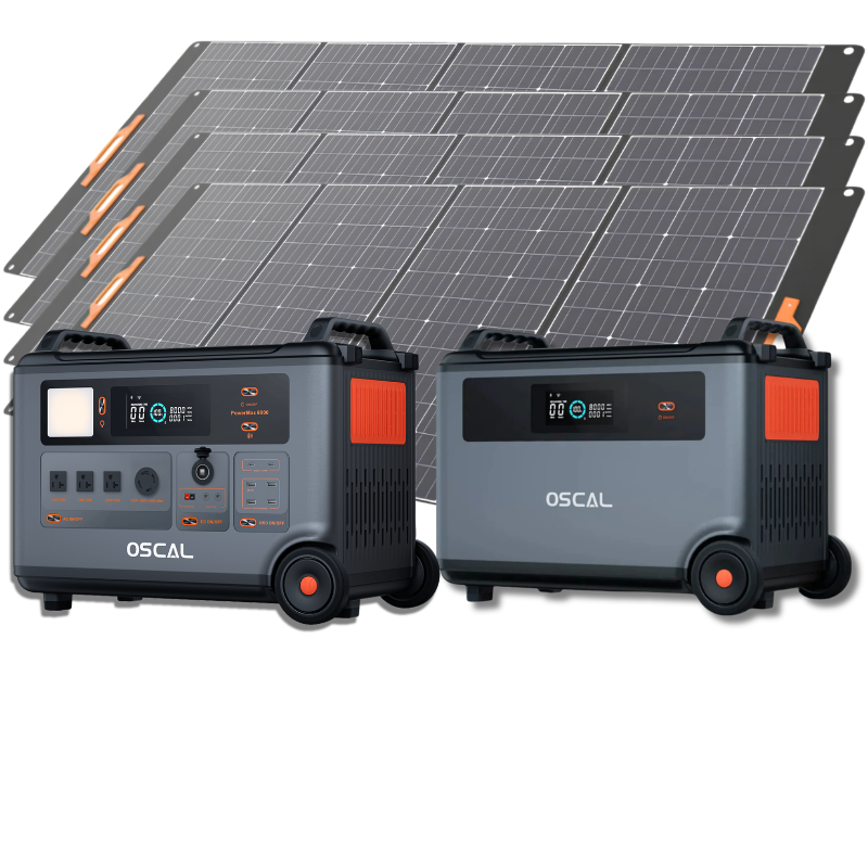 Oscal PowerMax 6000 | 6000W Portable Power Station with 120/240V Dual Voltage