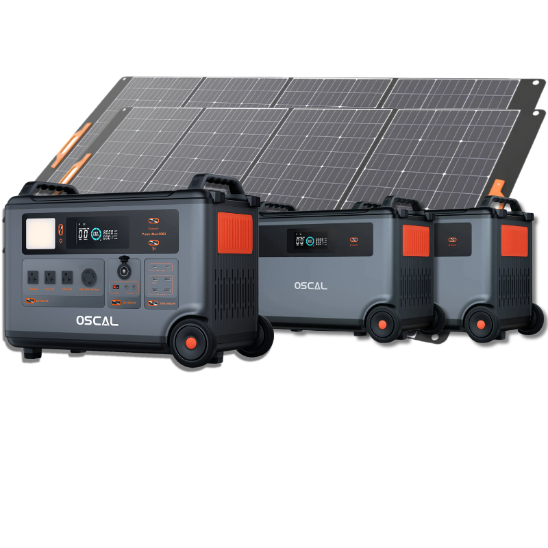 Oscal PowerMax 6000 | 6000W Portable Power Station with 120/240V Dual Voltage